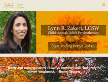 Tablet Screenshot of lynnzakeri.com